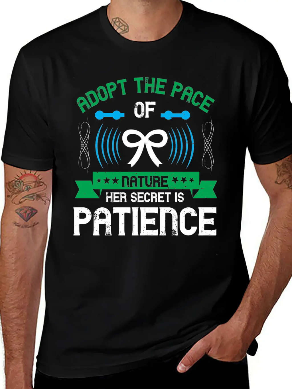Adopt The Pace Of Nature Her Secret Is Patience Classic Cotton Tee – Unisex Comfort For Any Season