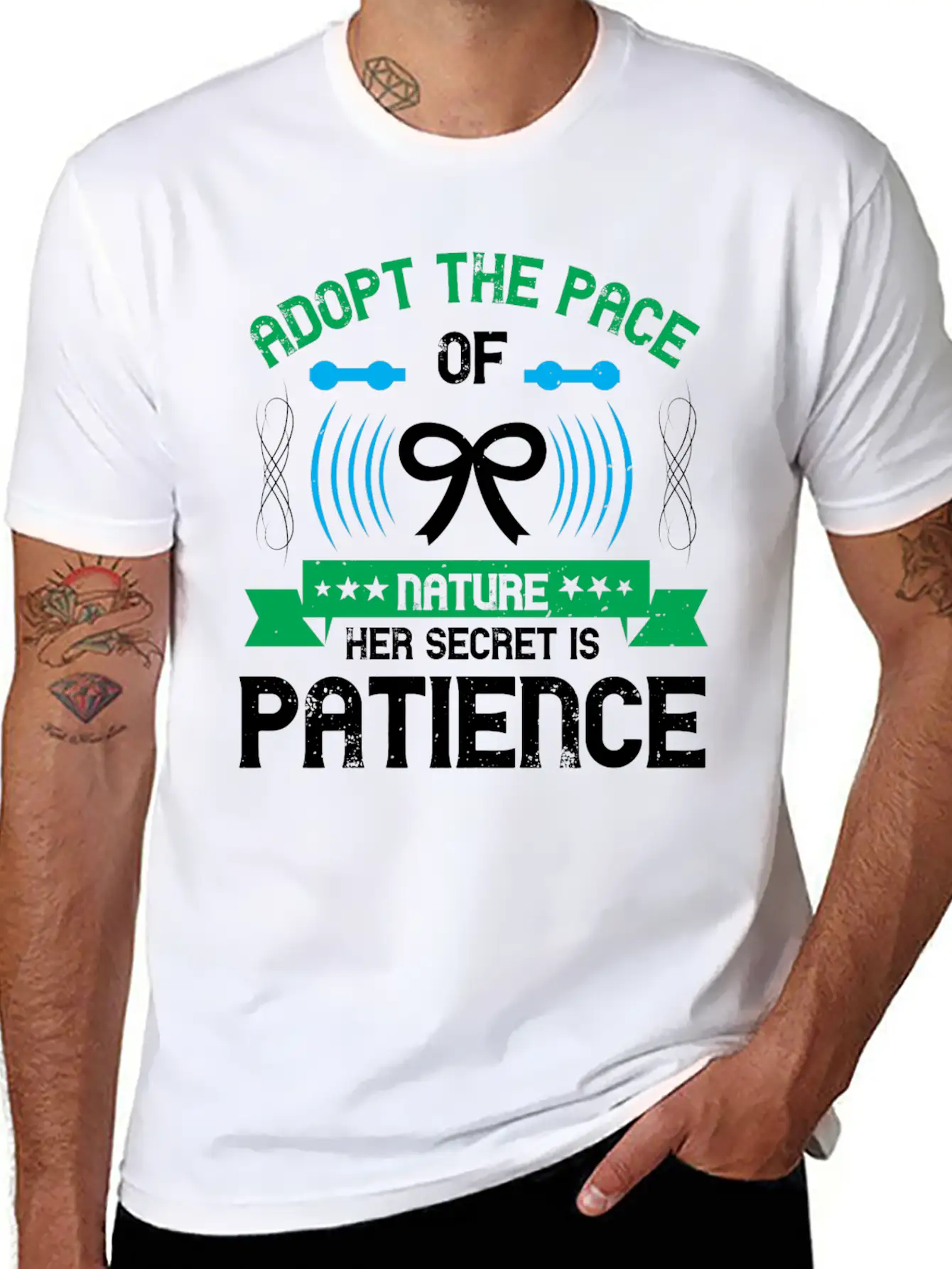 Adopt The Pace Of Nature Her Secret Is Patience Classic Cotton Tee – Unisex Comfort For Any Season