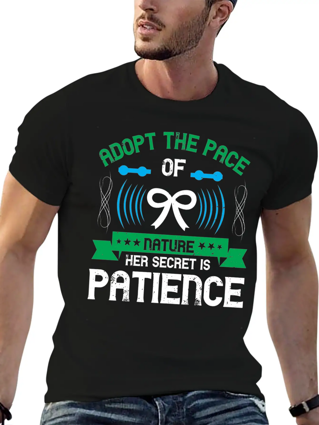 Adopt The Pace Of Nature Her Secret Is Patience Classic Cotton Tee – Unisex Comfort For Any Season