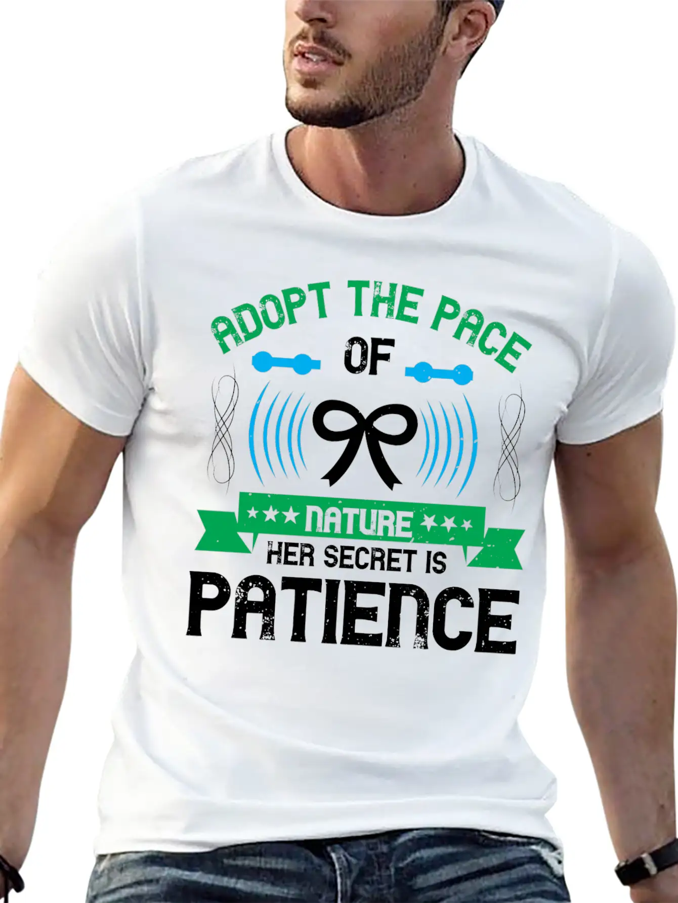 Adopt The Pace Of Nature Her Secret Is Patience Classic Cotton Tee – Unisex Comfort For Any Season