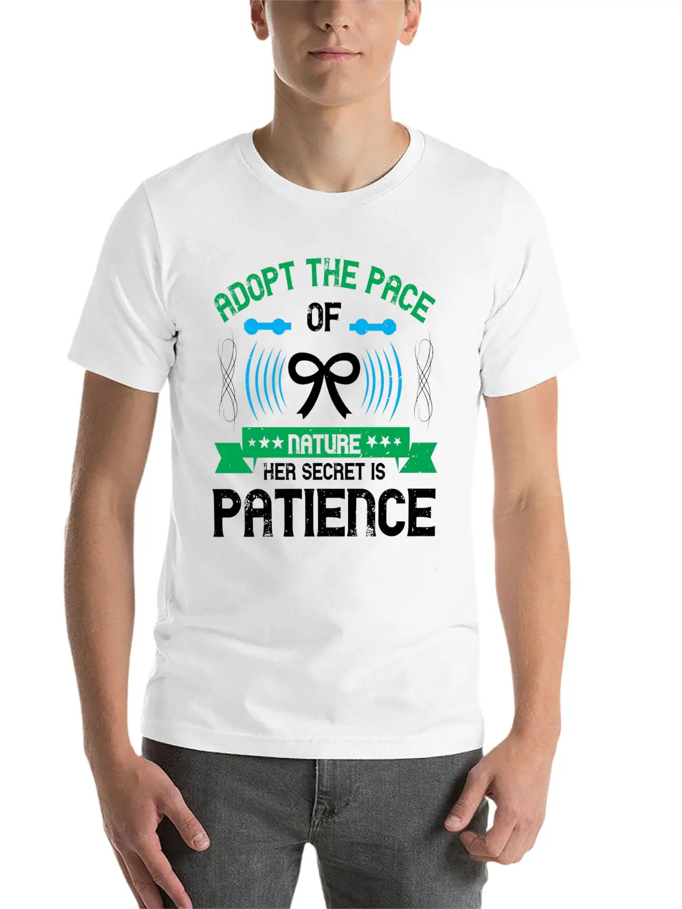 Adopt The Pace Of Nature Her Secret Is Patience Classic Cotton Tee – Unisex Comfort For Any Season