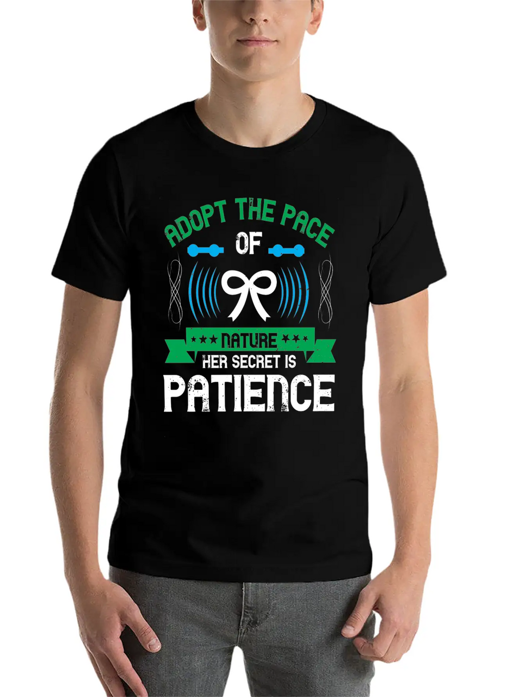 Adopt The Pace Of Nature Her Secret Is Patience Classic Cotton Tee – Unisex Comfort For Any Season