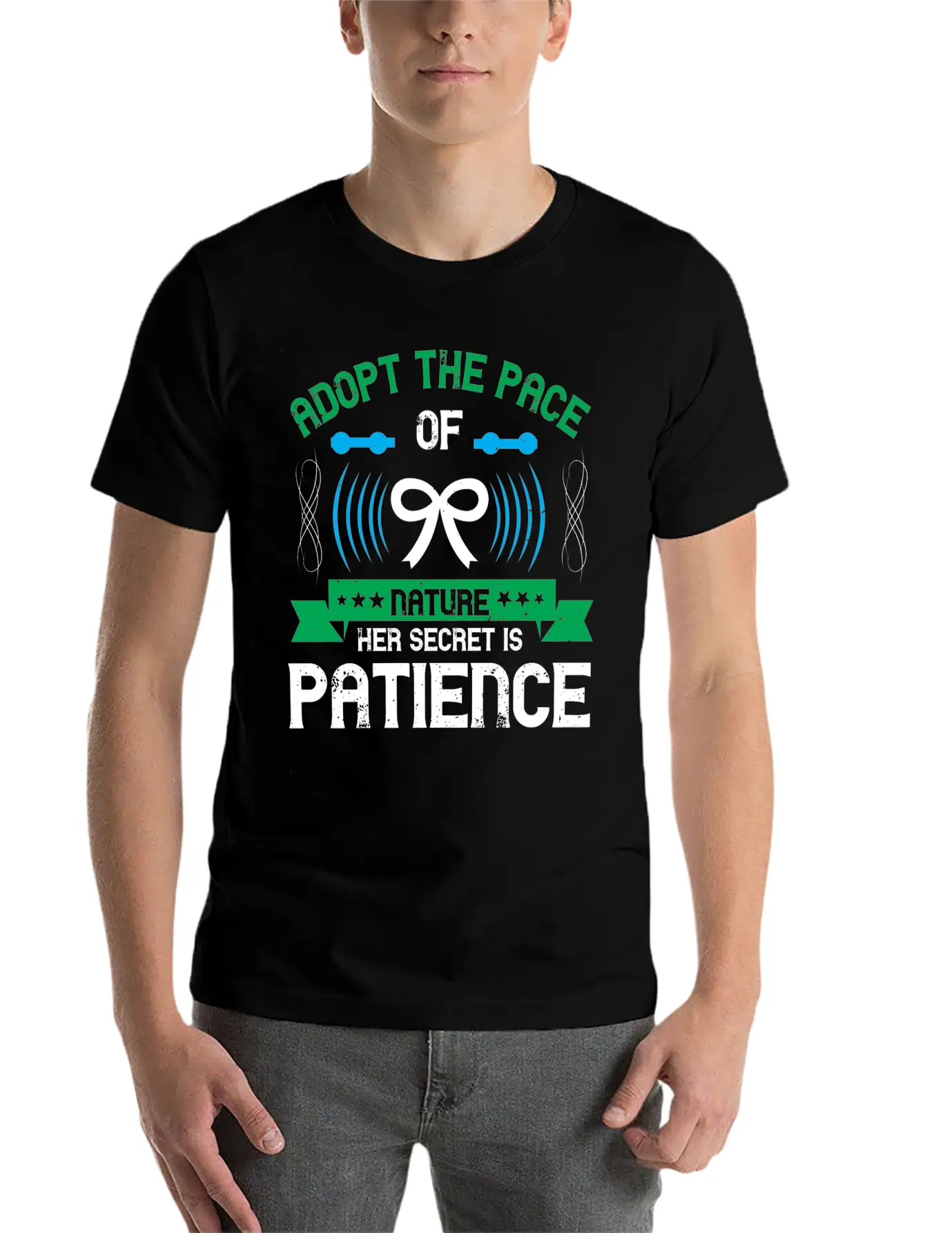 Adopt The Pace Of Nature Her Secret Is Patience Classic Cotton Tee – Unisex Comfort For Any Season