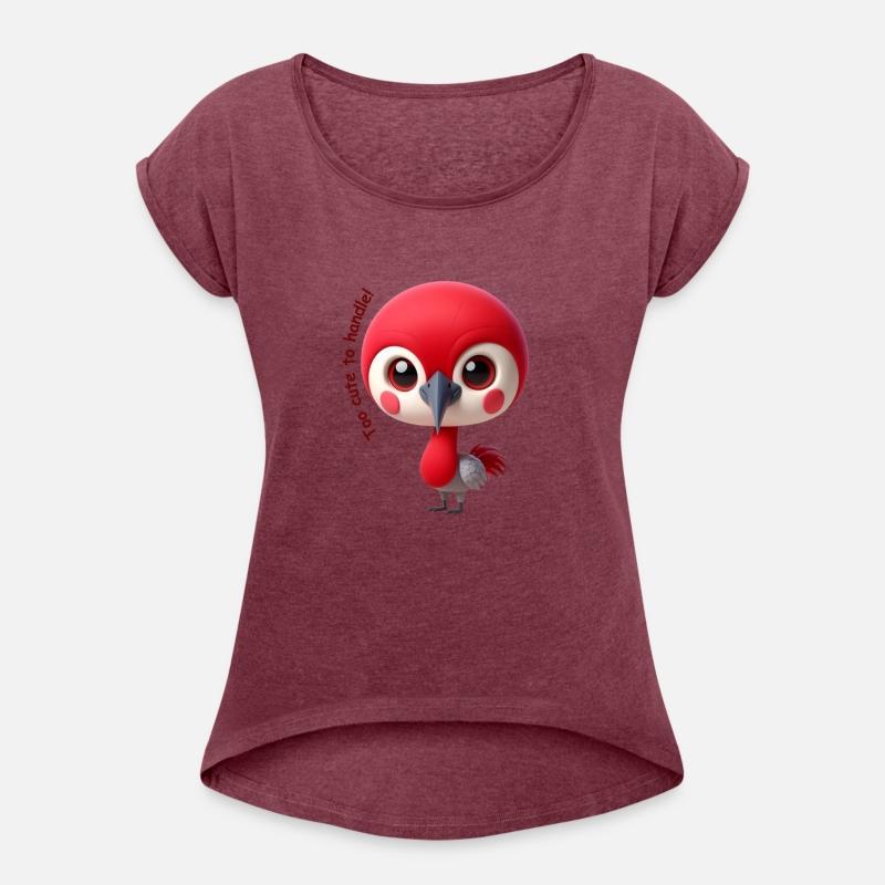 Adorable Red Bird Character