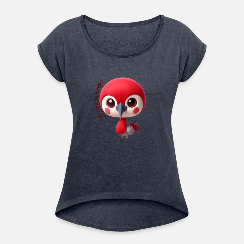 Adorable Red Bird Character
