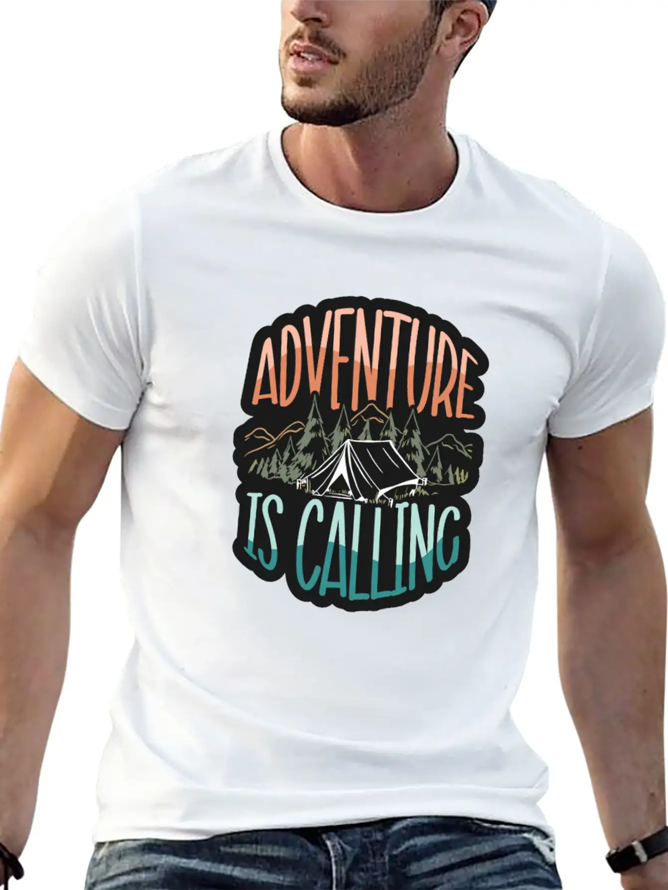 Adventure Traveling Present Travel Lover Breathable Soft Cotton T-Shirt – Timeless Casual Look