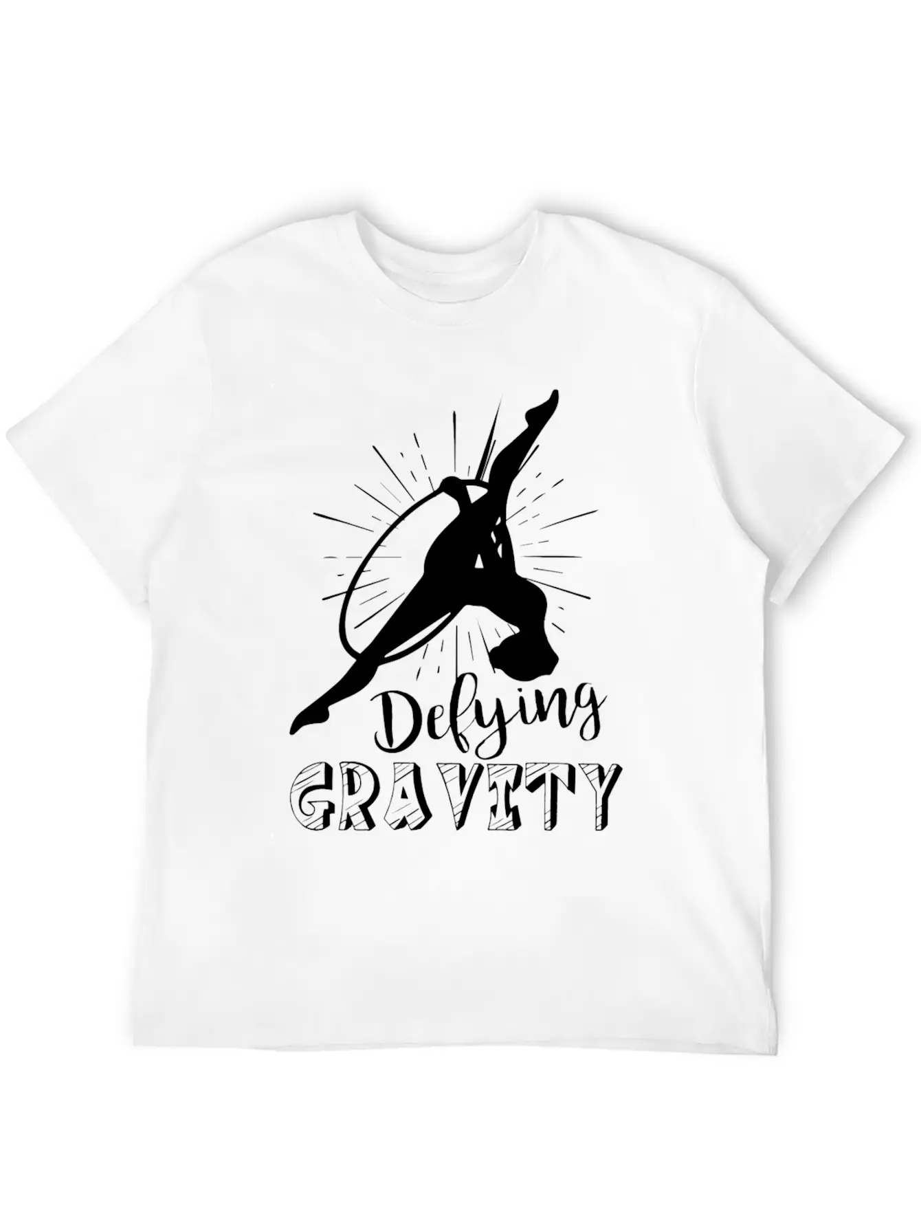Aerialist Defying Gravity Shirt Comfortable Minimalist Graphic Tee – Summer Style Essential