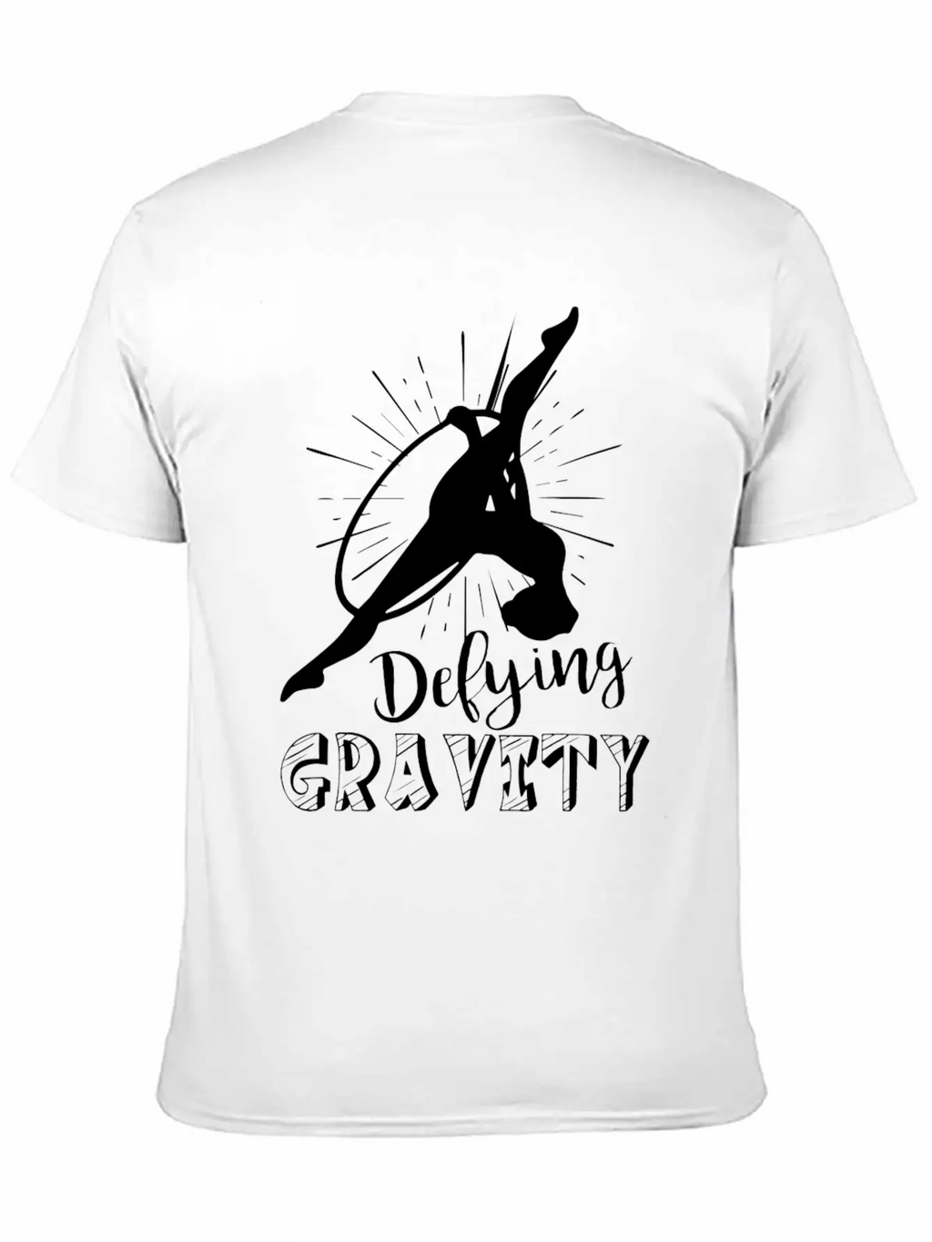 Aerialist Defying Gravity Shirt Comfortable Minimalist Graphic Tee – Summer Style Essential