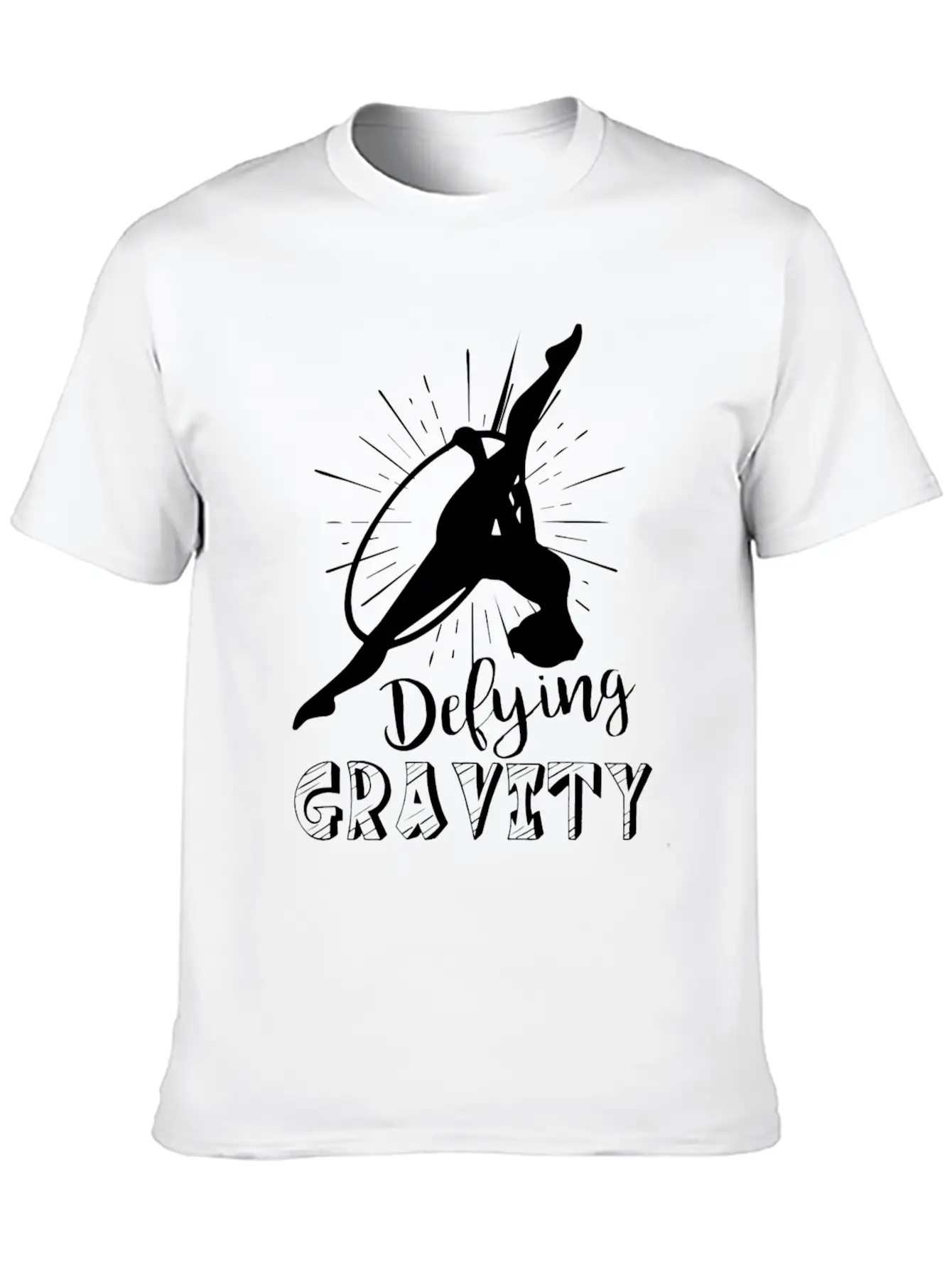 Aerialist Defying Gravity Shirt Comfortable Minimalist Graphic Tee – Summer Style Essential