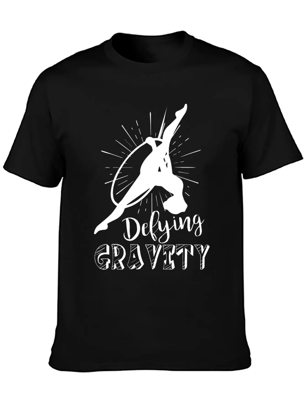 Aerialist Defying Gravity Shirt Comfortable Minimalist Graphic Tee – Summer Style Essential