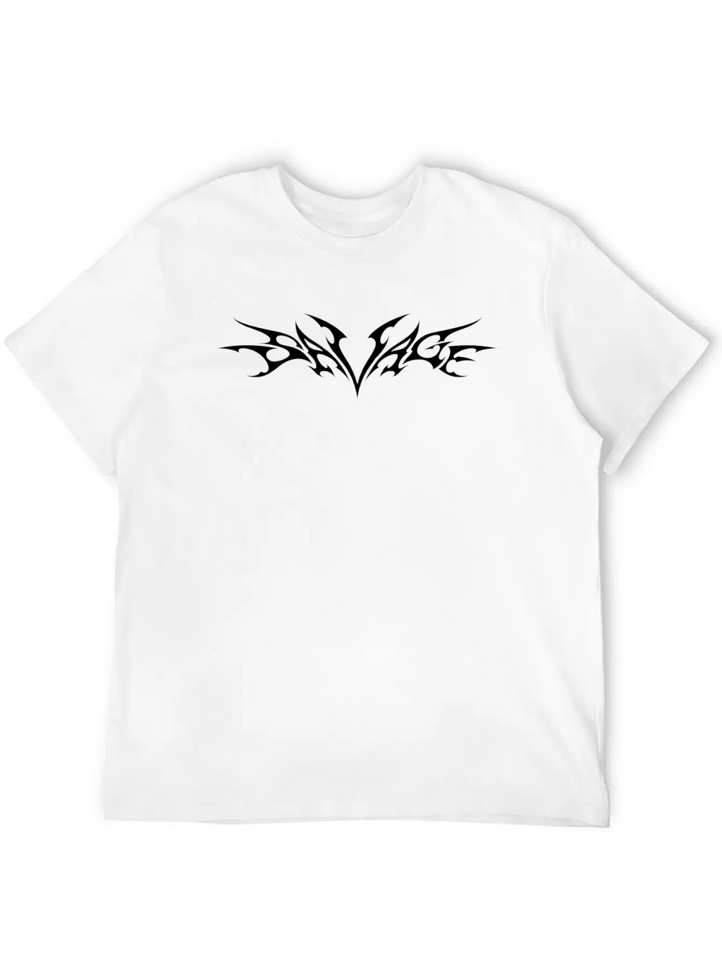 Aespa Savage Logo Classic Fit Graphic Tee For Daily Comfort – Unisex Cotton Shirt