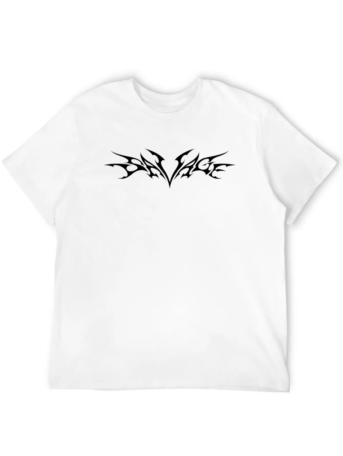 Aespa Savage Logo Classic Fit Graphic Tee For Daily Comfort – Unisex Cotton Shirt