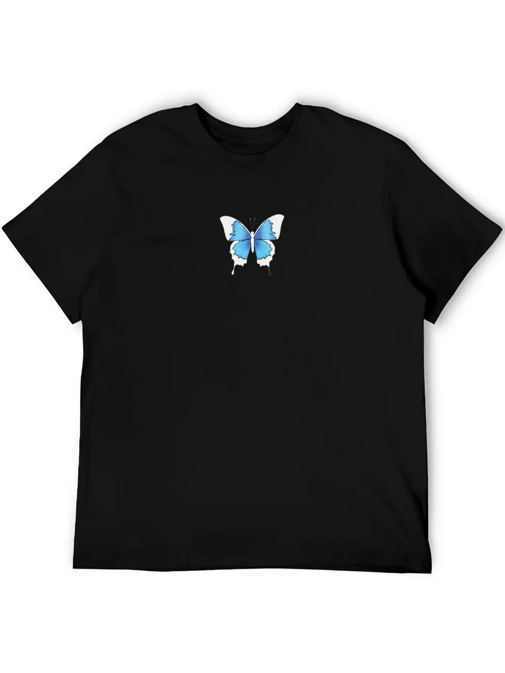 Aesthetic Butterfly Blue - Grunge Soft Grunge Classic Cotton Tee – Unisex Comfort For Any Season