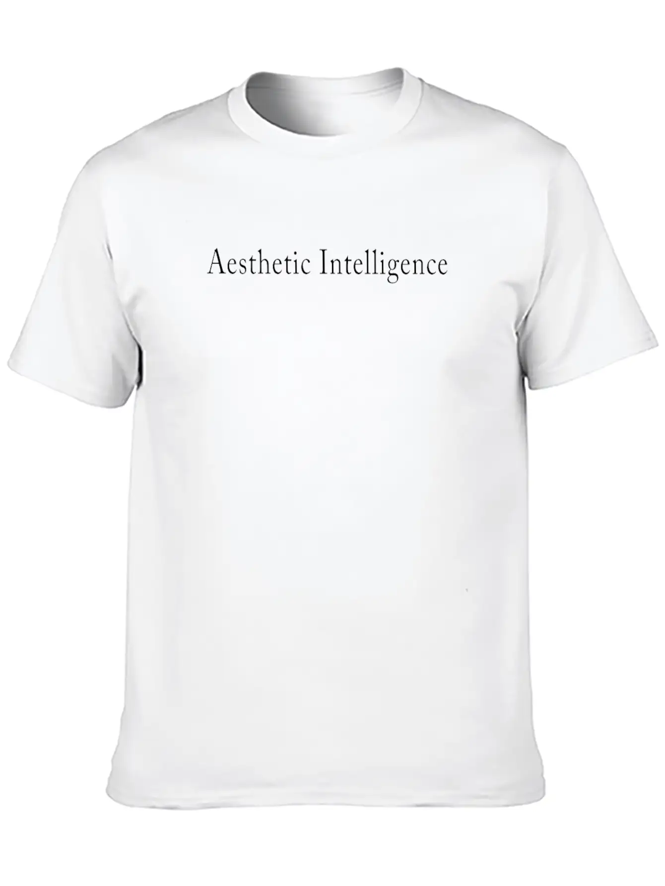 Aesthetic Intelligence Ability Understand Interpre Timeless Short Sleeve Tee – Comfy And Minimalist Design