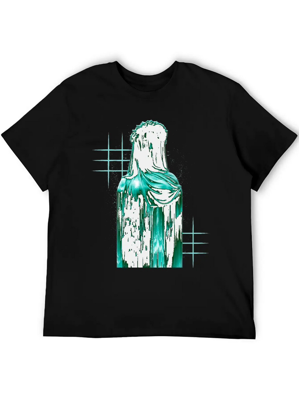 Aesthetic Nun - Sad Aesthetic Edgy Lightweight Cotton T-Shirt – Daily Comfort Graphic Shirt