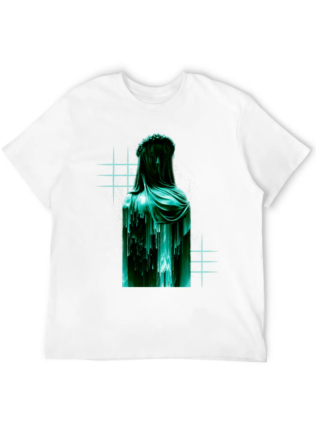 Aesthetic Nun - Sad Aesthetic Edgy Lightweight Cotton T-Shirt – Daily Comfort Graphic Shirt