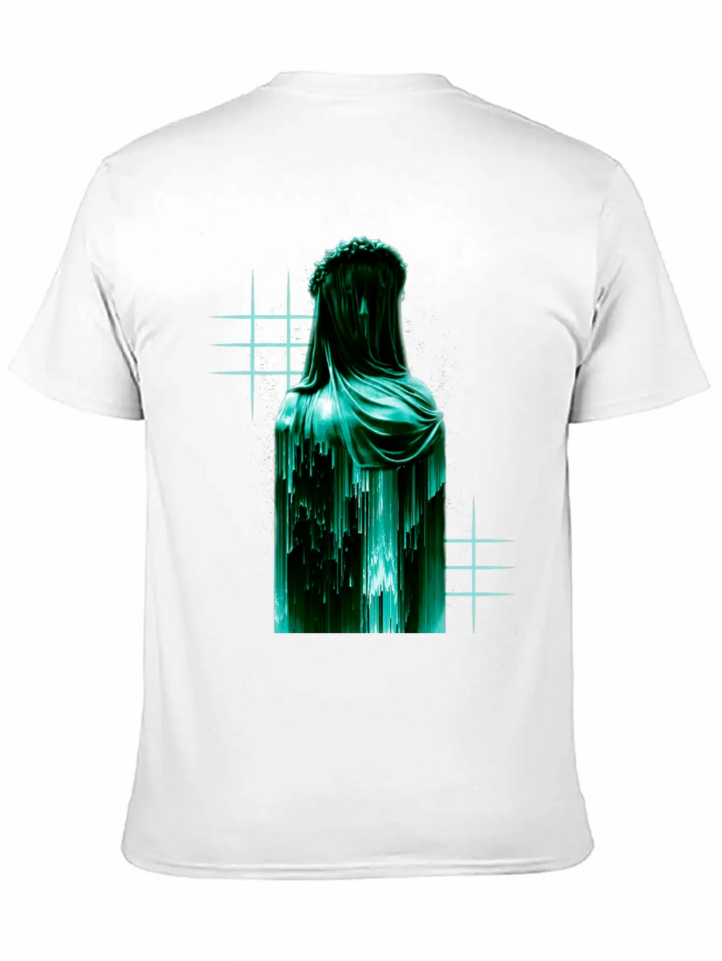 Aesthetic Nun - Sad Aesthetic Edgy Lightweight Cotton T-Shirt – Daily Comfort Graphic Shirt