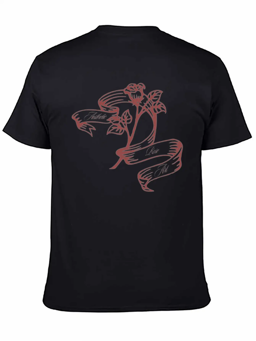 Aesthetic Rose Art. Aesthetics Timeless Short Sleeve Tee – Comfy And Minimalist Design
