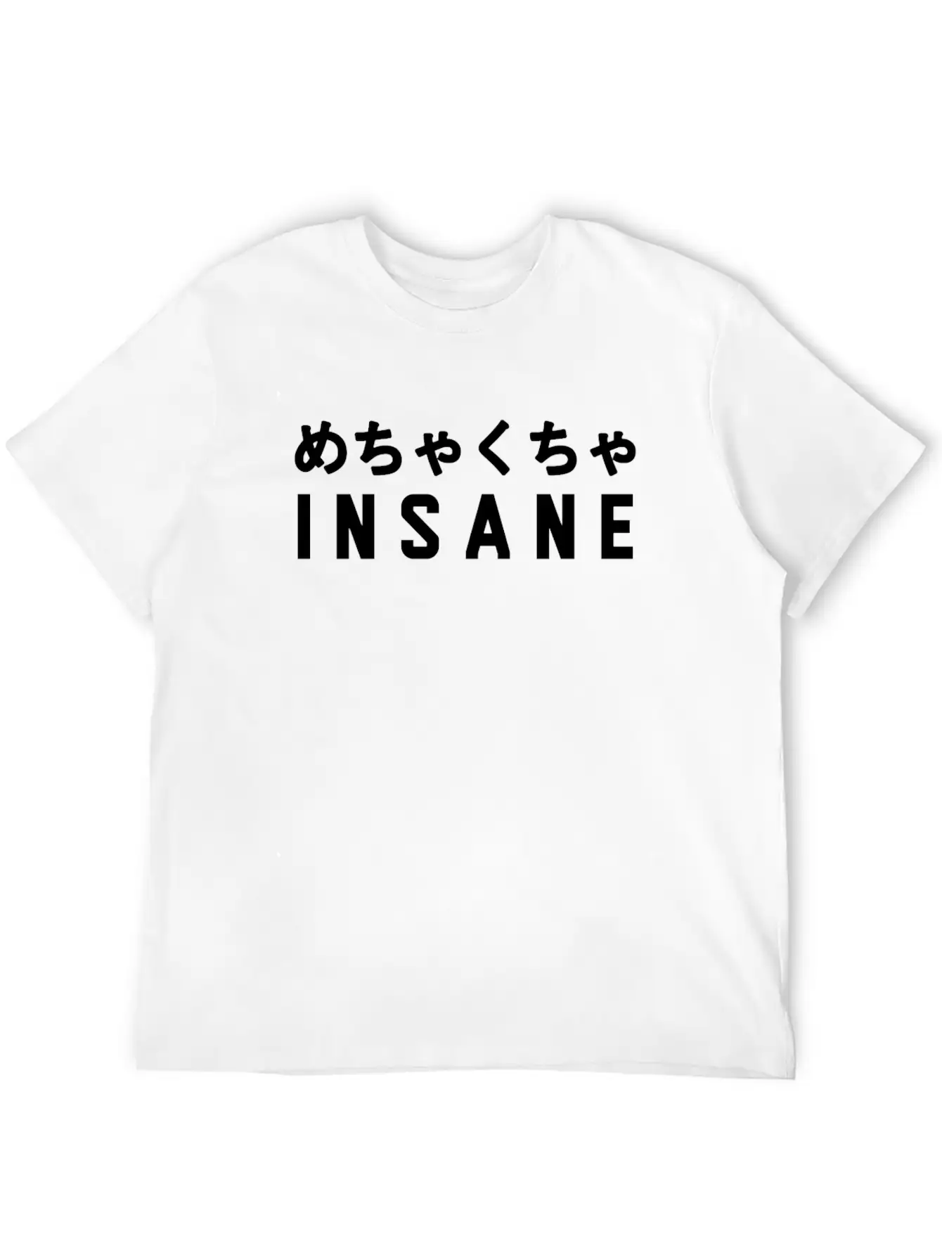 Aesthetic Vaporwave Insane Design With Japanese Classic Fit Graphic Tee For Daily Comfort – Unisex Cotton Shirt