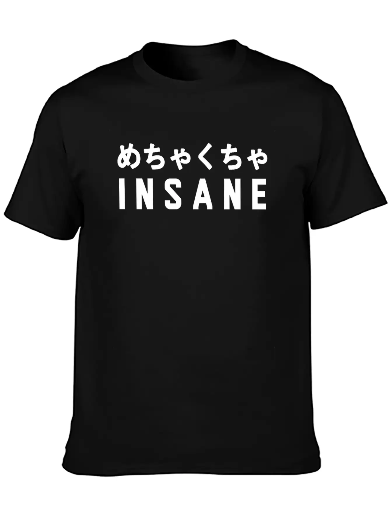 Aesthetic Vaporwave Insane Design With Japanese Classic Fit Graphic Tee For Daily Comfort – Unisex Cotton Shirt