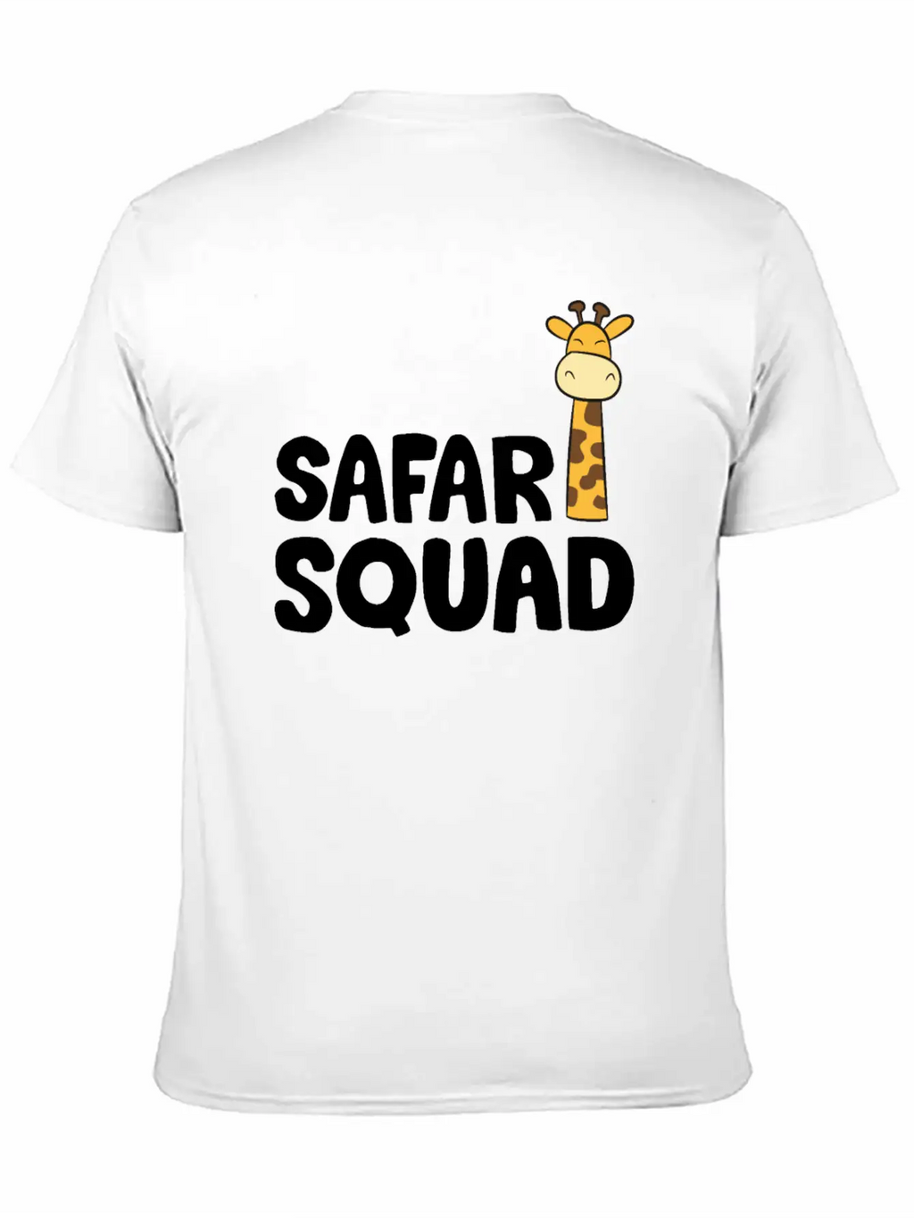 Africa Safari Squad Funny Giraffe Breathable Soft Cotton T-Shirt – Timeless Casual Look