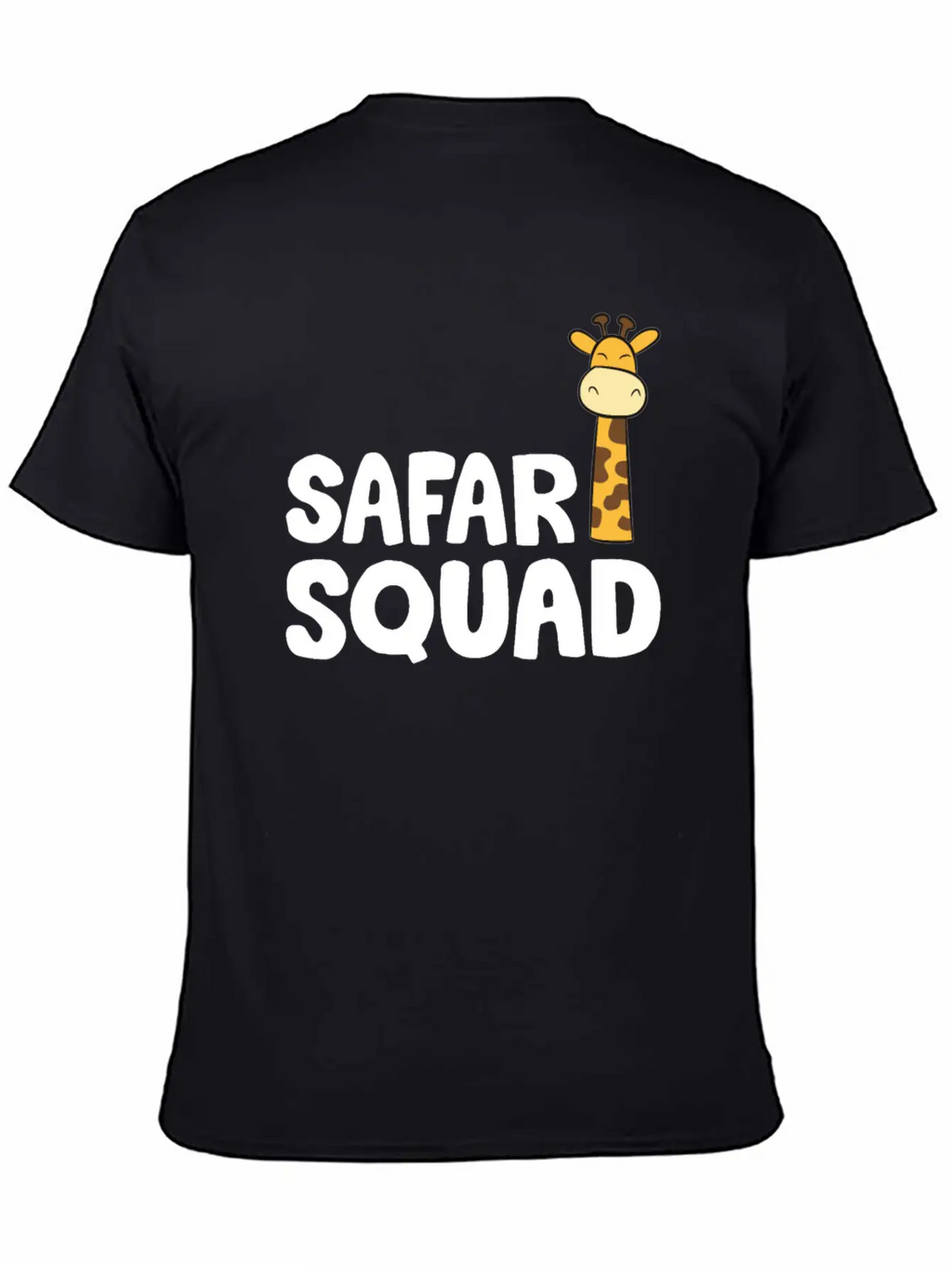 Africa Safari Squad Funny Giraffe Breathable Soft Cotton T-Shirt – Timeless Casual Look