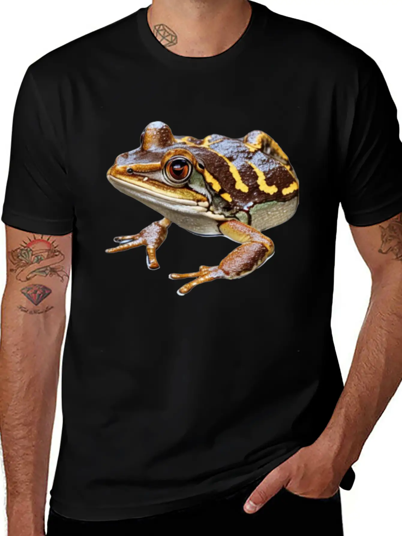 African Rain Frog Classic Fit Graphic Tee For Daily Comfort – Unisex Cotton Shirt