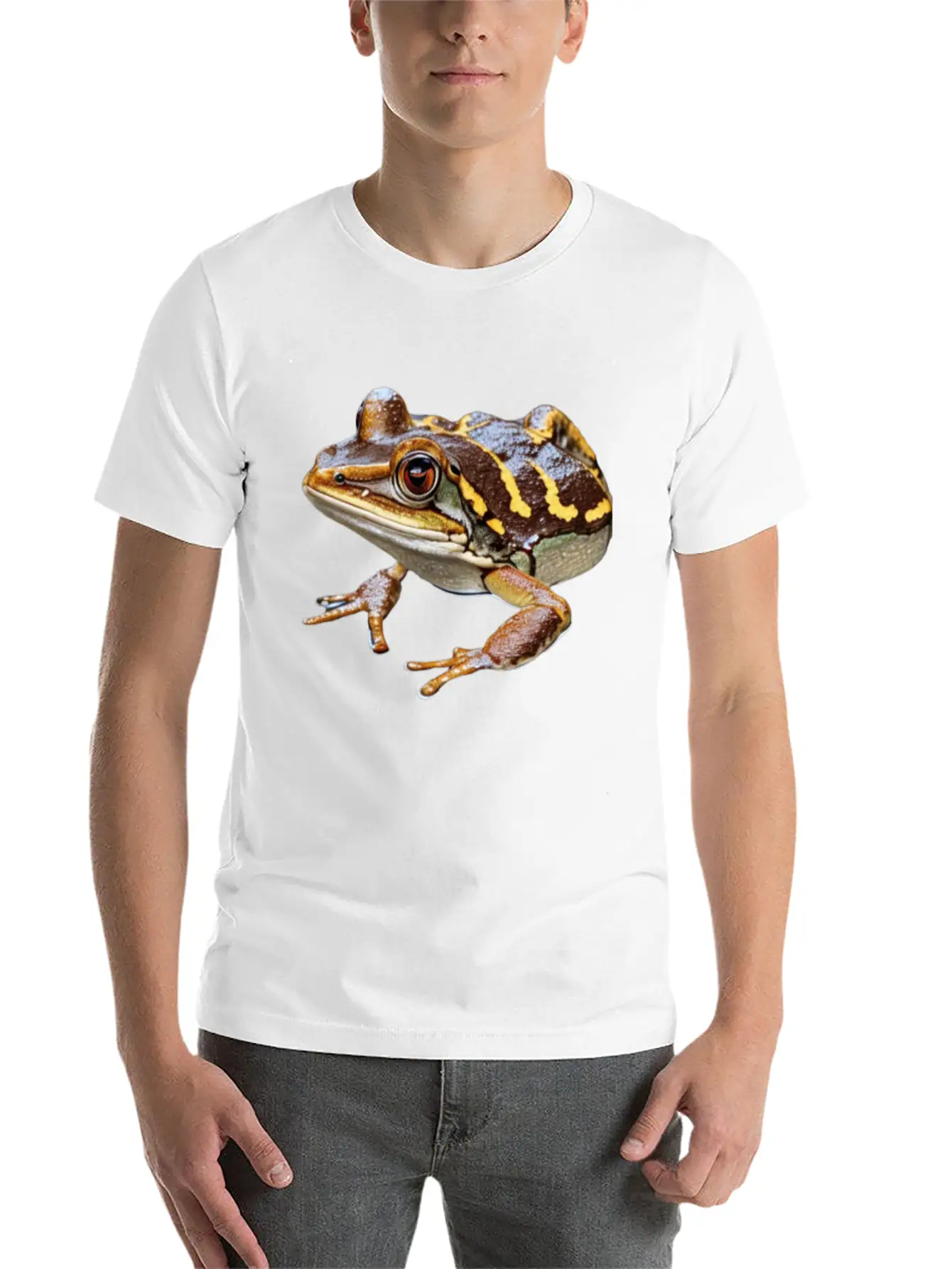 African Rain Frog Classic Fit Graphic Tee For Daily Comfort – Unisex Cotton Shirt