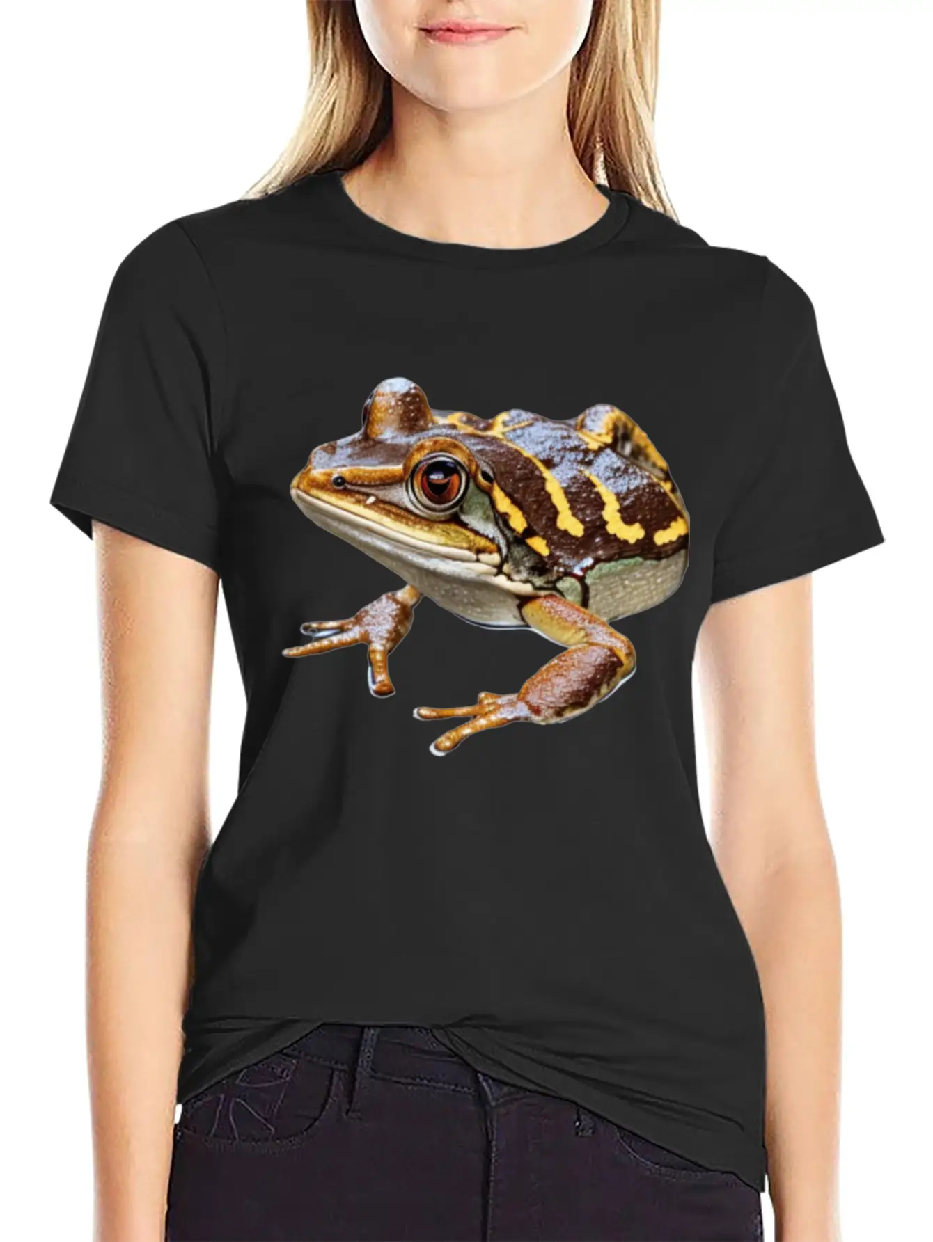 African Rain Frog Classic Fit Graphic Tee For Daily Comfort – Unisex Cotton Shirt