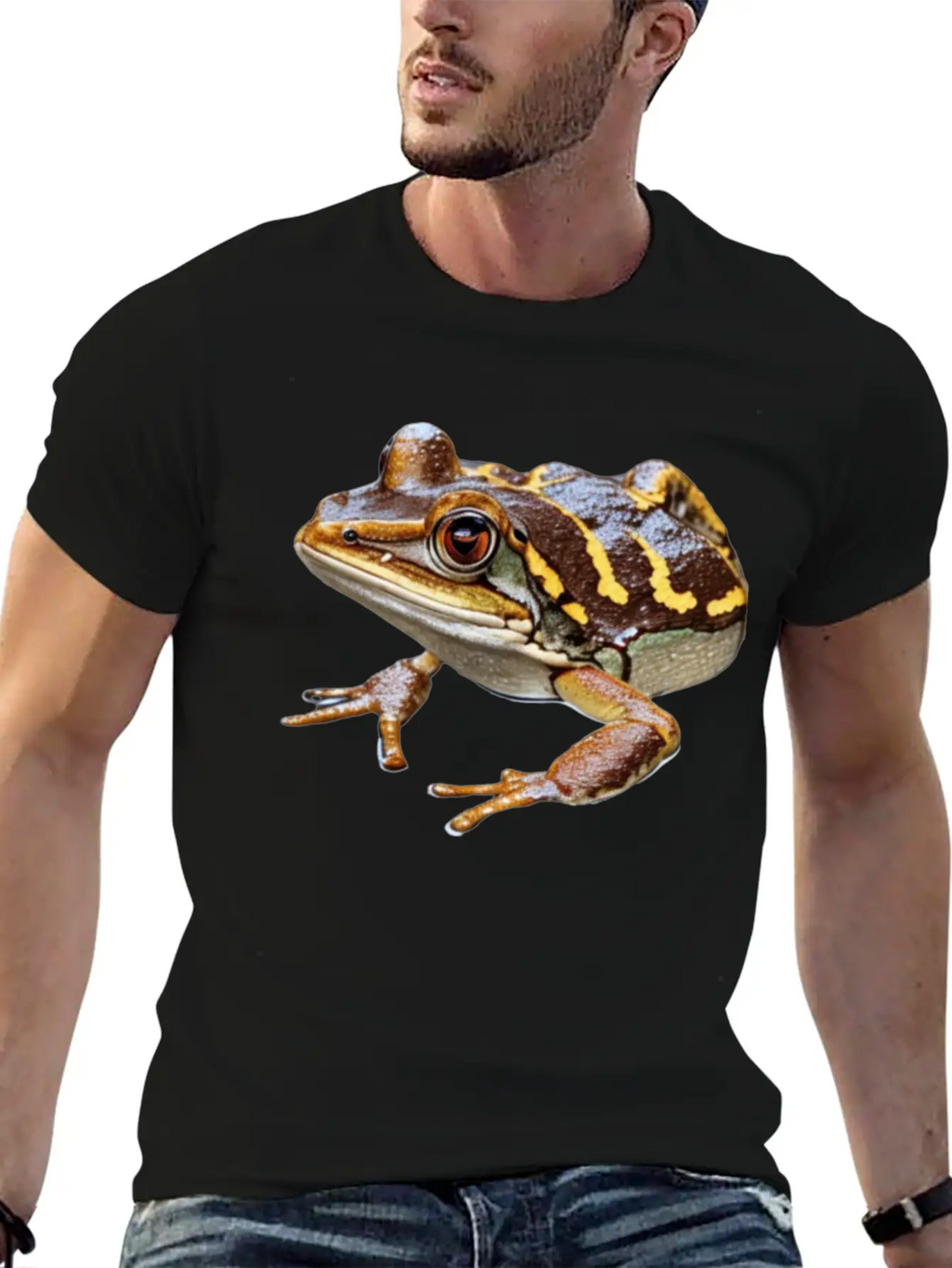African Rain Frog Classic Fit Graphic Tee For Daily Comfort – Unisex Cotton Shirt