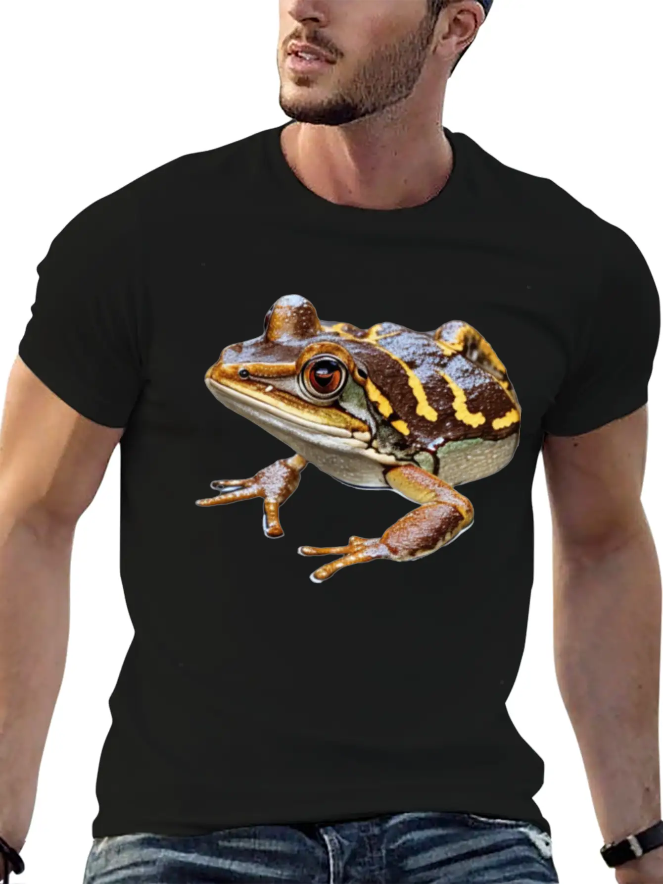 African Rain Frog Classic Fit Graphic Tee For Daily Comfort – Unisex Cotton Shirt