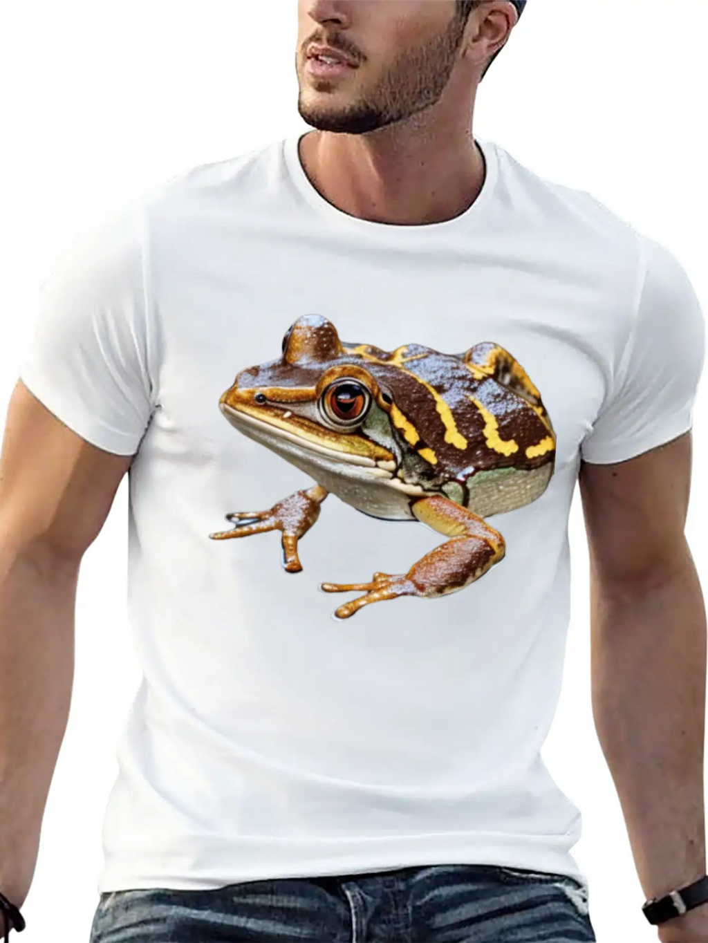 African Rain Frog Classic Fit Graphic Tee For Daily Comfort – Unisex Cotton Shirt