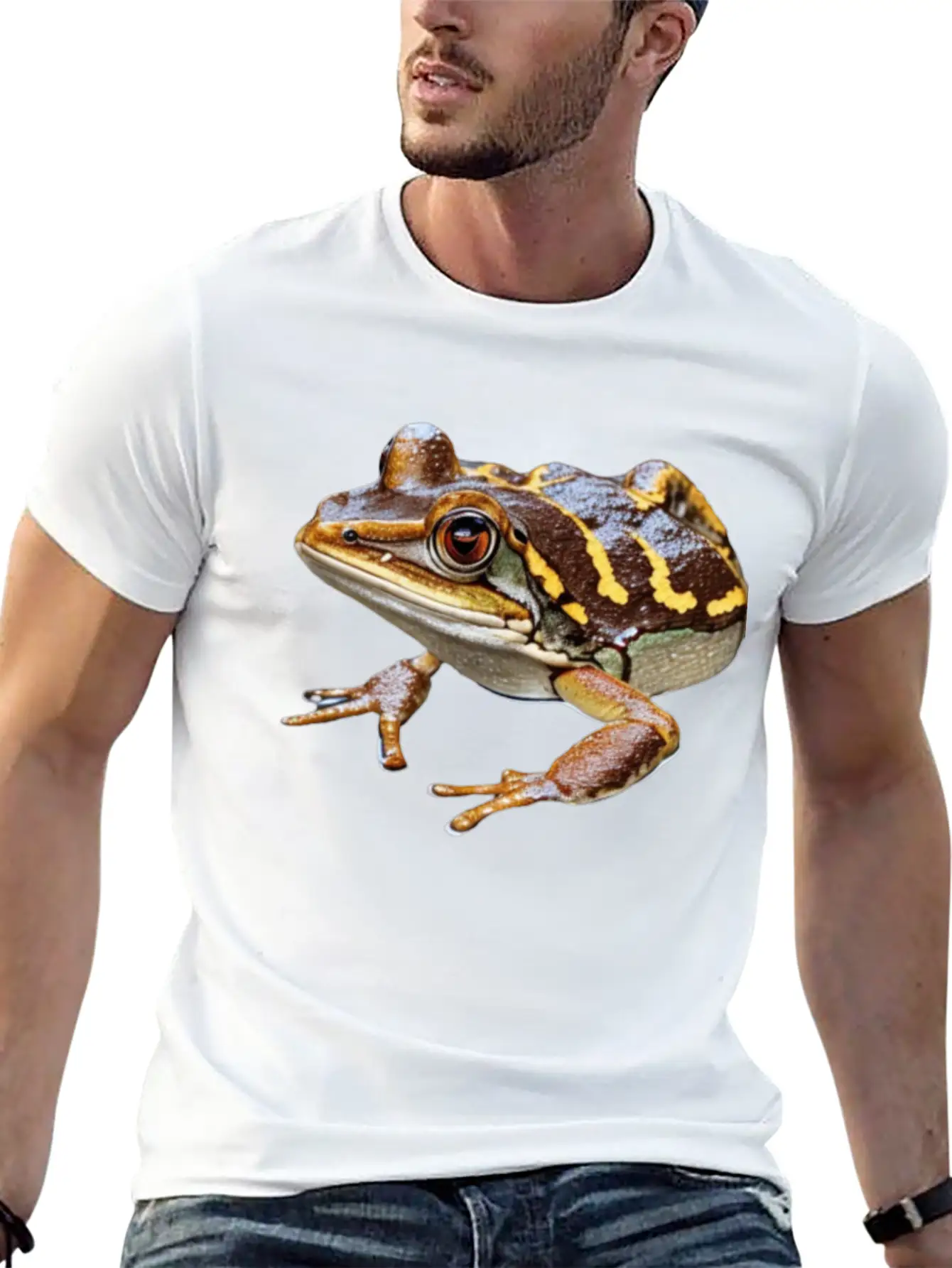 African Rain Frog Classic Fit Graphic Tee For Daily Comfort – Unisex Cotton Shirt