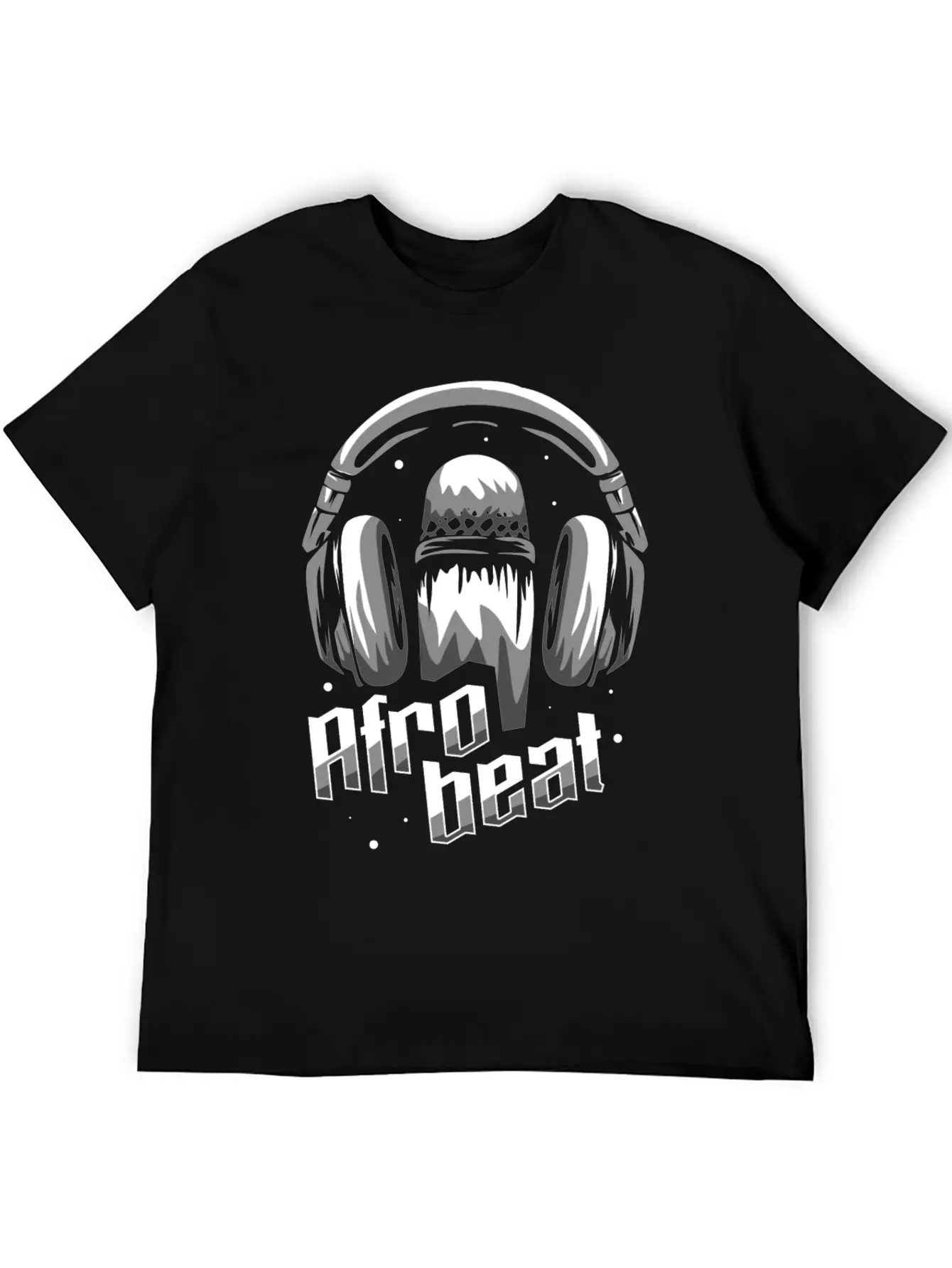 Afro Beat Gift Simple Everyday Graphic Tee – Lightweight Summer Wear