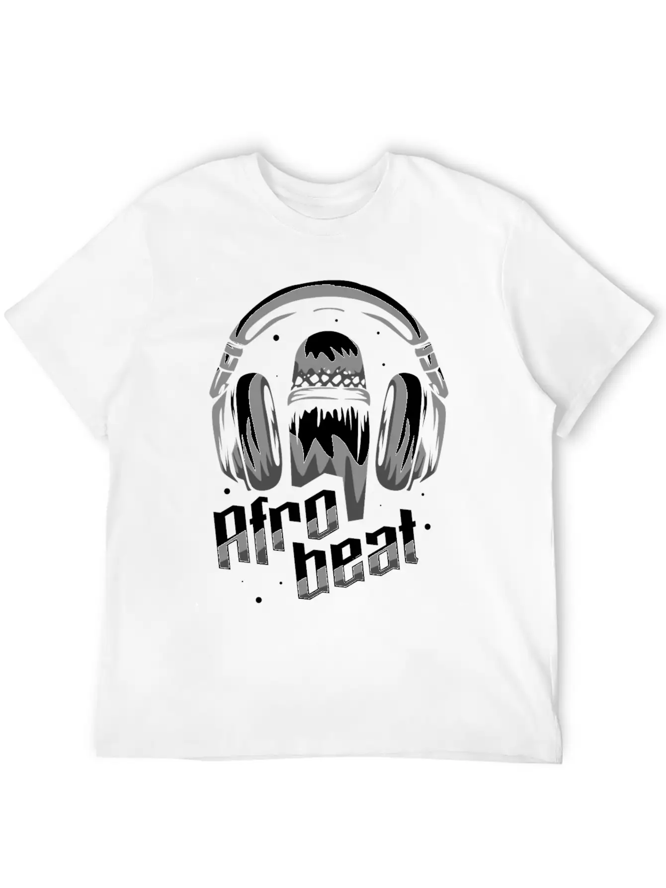 Afro Beat Gift Simple Everyday Graphic Tee – Lightweight Summer Wear