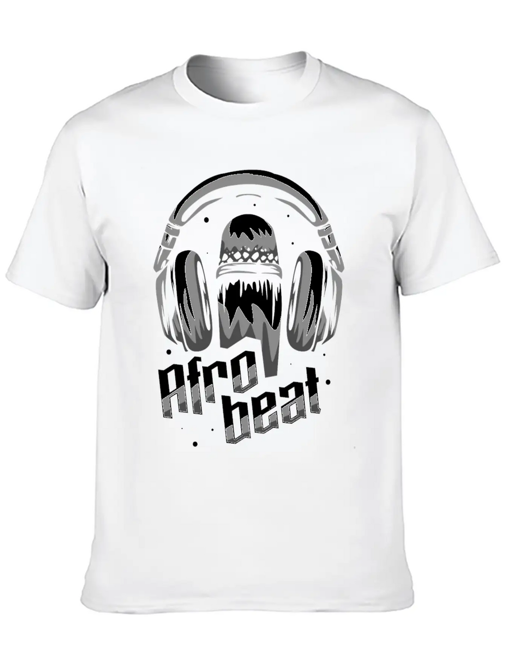 Afro Beat Gift Simple Everyday Graphic Tee – Lightweight Summer Wear
