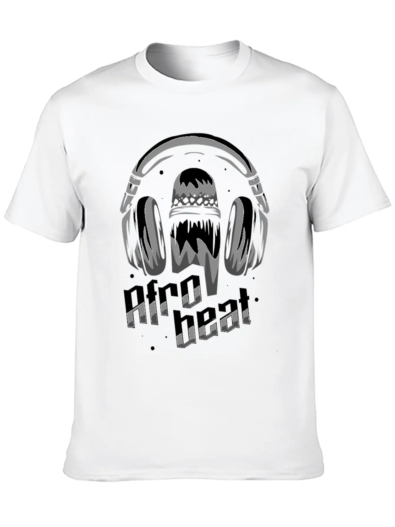 Afro Beat Gift Simple Everyday Graphic Tee – Lightweight Summer Wear