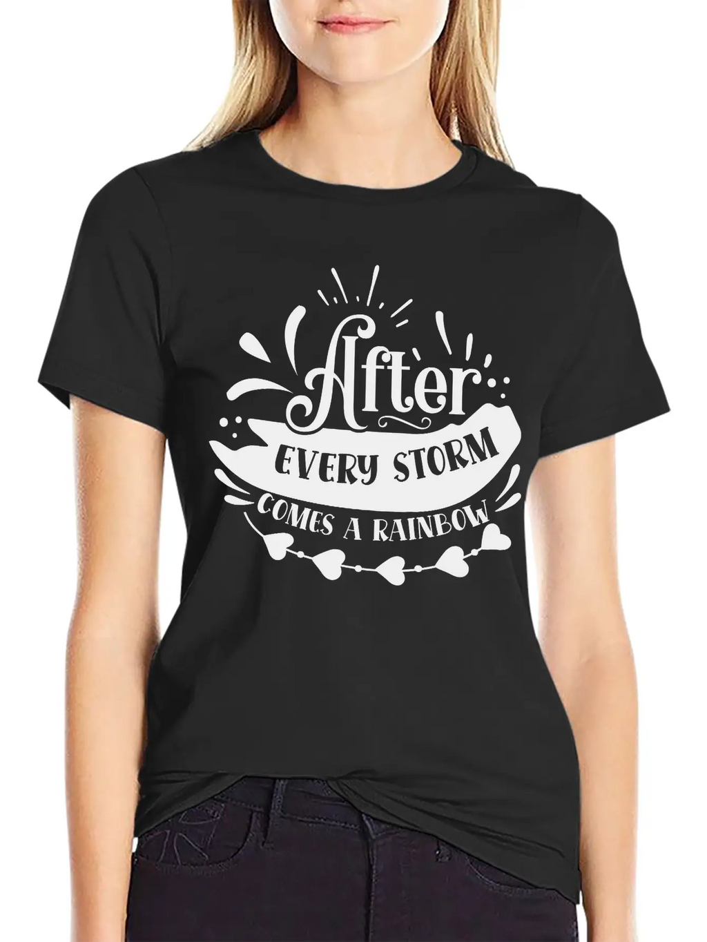 After Every Storm Comes A Rainbow Classic Fit Graphic Tee For Daily Comfort – Unisex Cotton Shirt