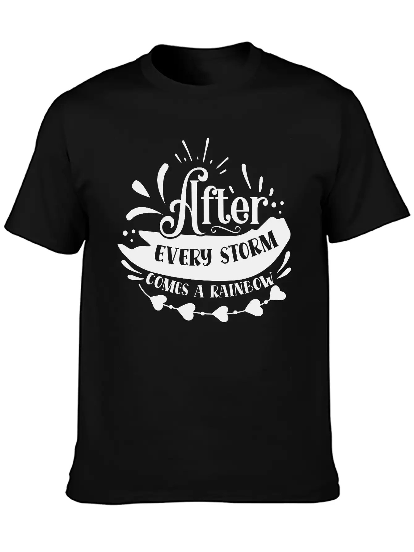 After Every Storm Comes A Rainbow Classic Fit Graphic Tee For Daily Comfort – Unisex Cotton Shirt