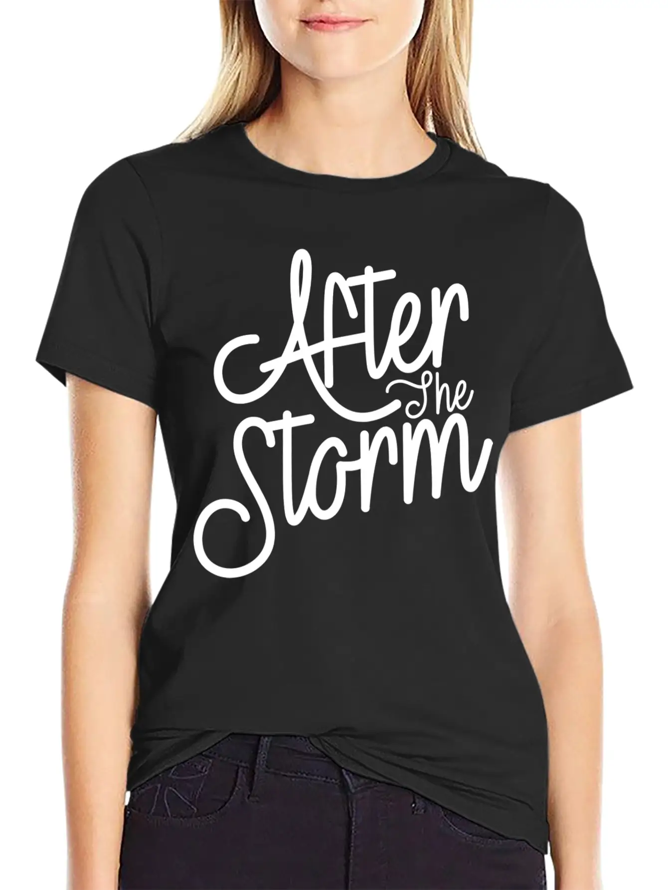 After The Storm T-Shirt: Resilience In Design Classic Crew Neck Graphic Tee – Everyday Minimal Look