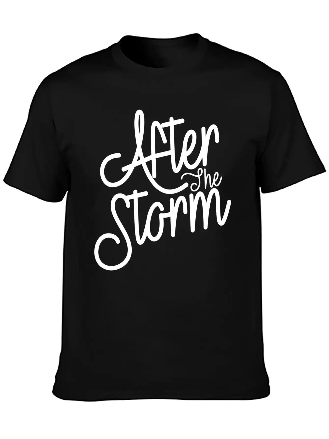 After The Storm T-Shirt: Resilience In Design Classic Crew Neck Graphic Tee – Everyday Minimal Look