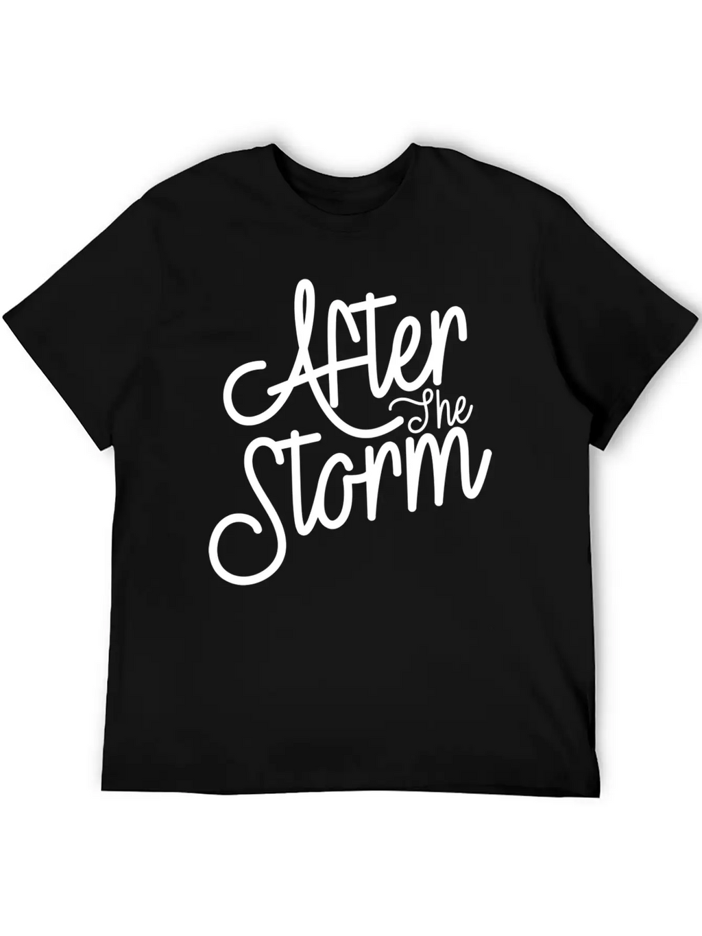 After The Storm T-Shirt: Resilience In Design Classic Crew Neck Graphic Tee – Everyday Minimal Look