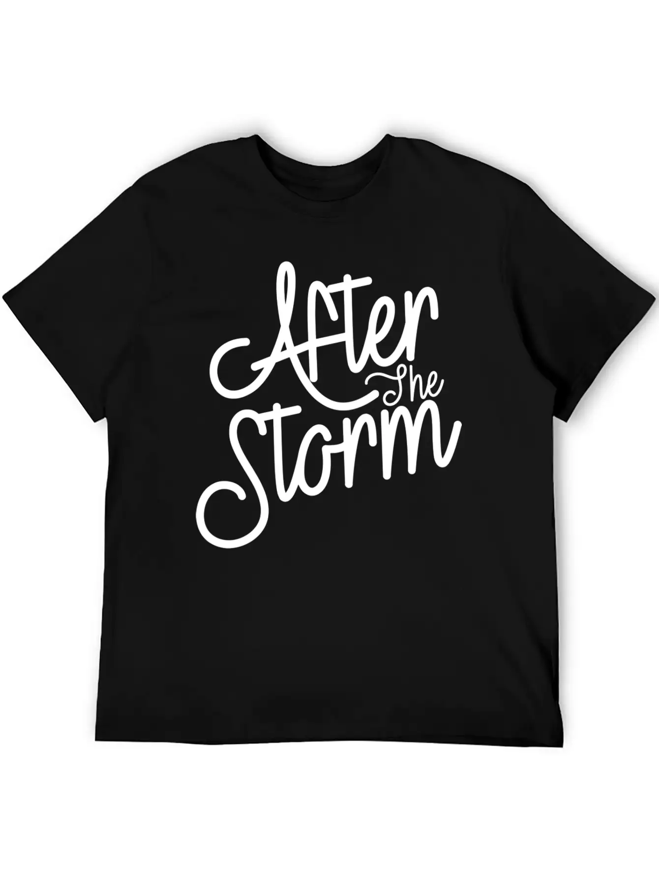 After The Storm T-Shirt: Resilience In Design Classic Crew Neck Graphic Tee – Everyday Minimal Look