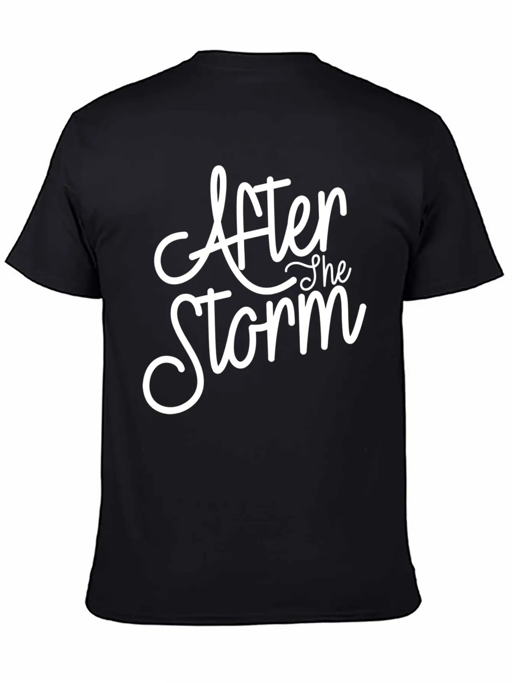 After The Storm T-Shirt: Resilience In Design Classic Crew Neck Graphic Tee – Everyday Minimal Look