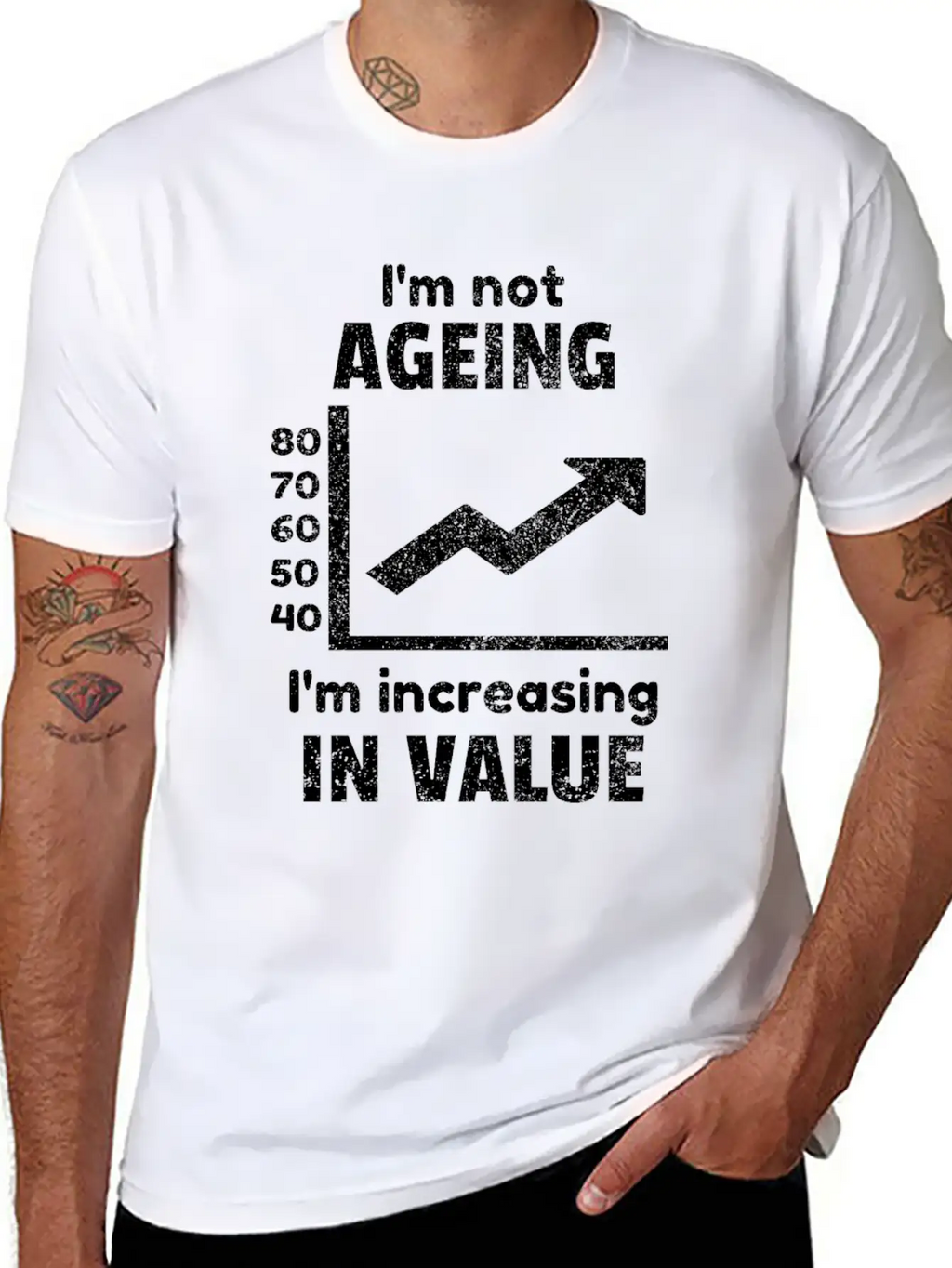 Ageing Age Old Aged Birthday Funny Quotes Idea Classic Cotton Tee – Unisex Comfort For Any Season