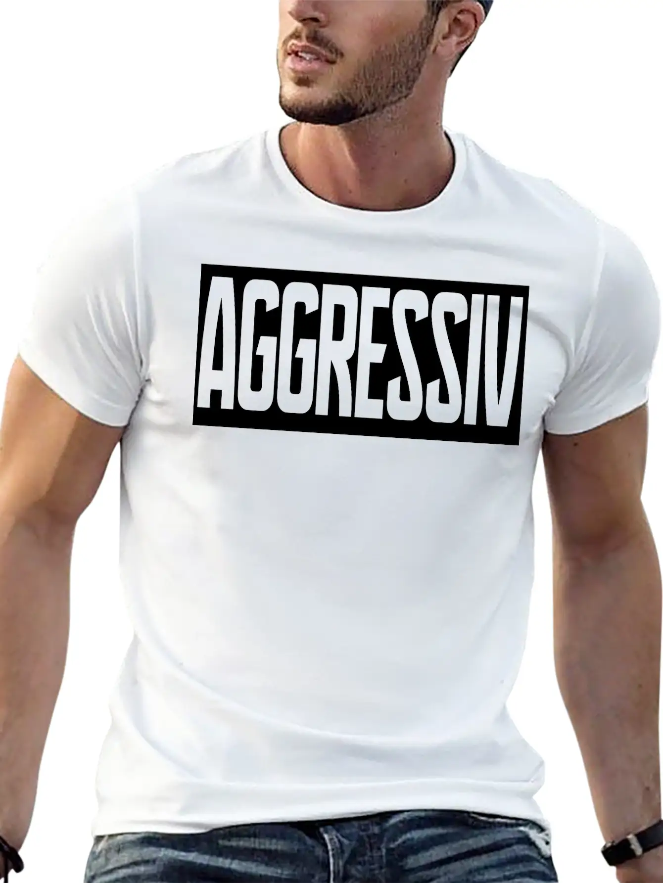Aggressiv Stylish Everyday T-Shirt – Unisex Basic Cotton Tee