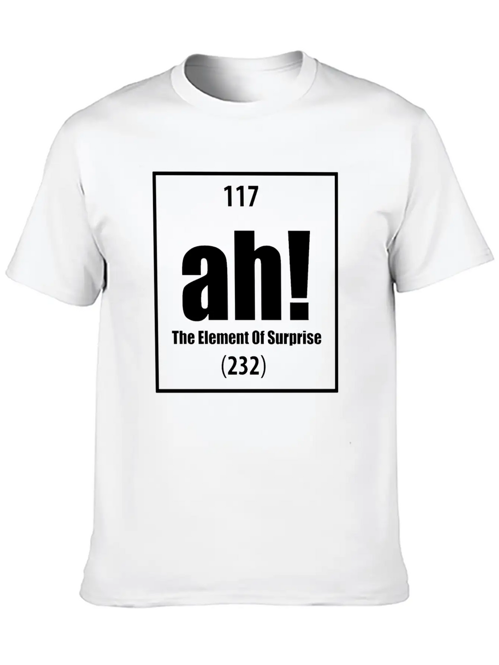 Ah The Element Of Surprise Timeless Short Sleeve Tee – Comfy And Minimalist Design