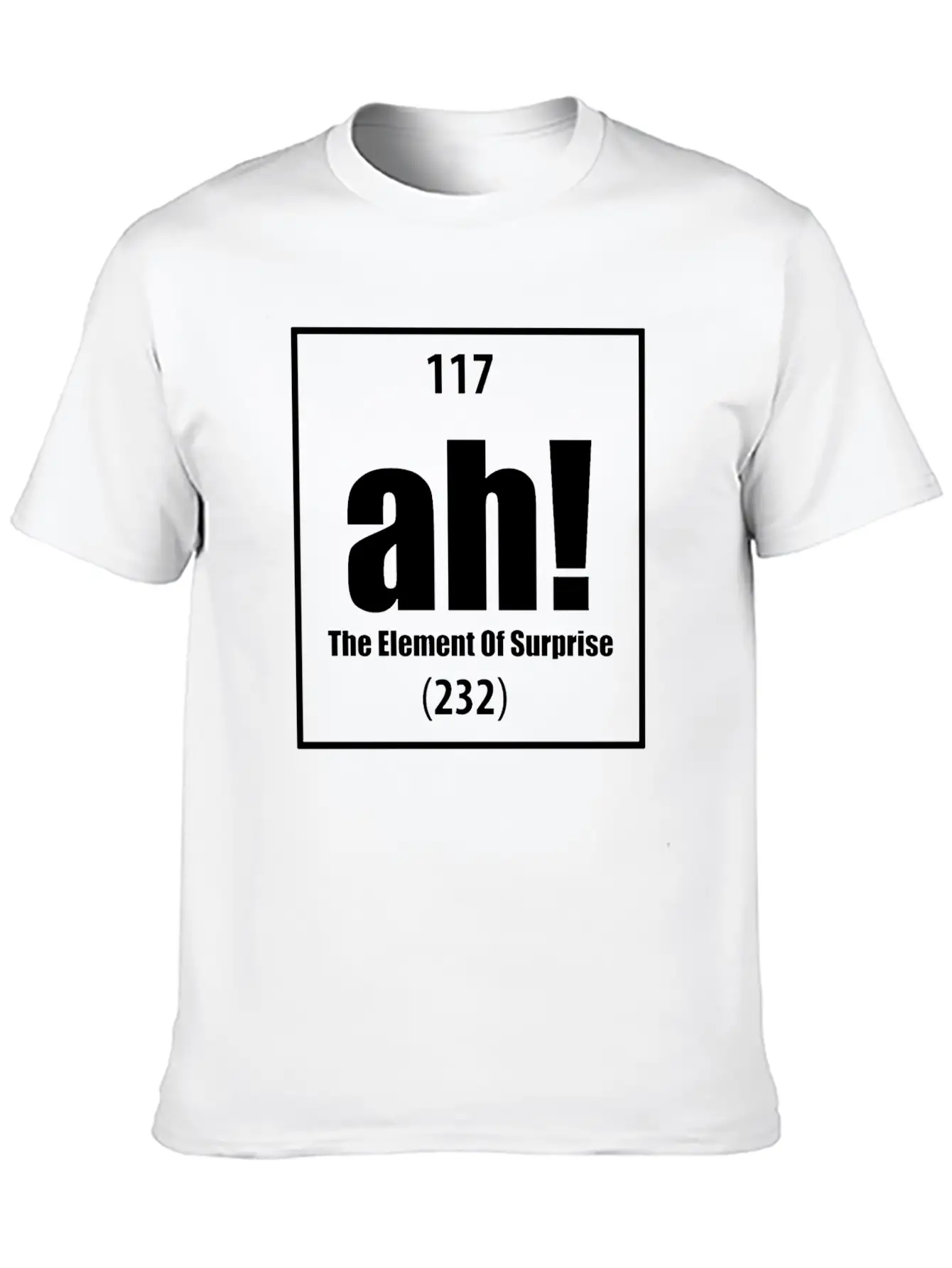 Ah The Element Of Surprise Timeless Short Sleeve Tee – Comfy And Minimalist Design