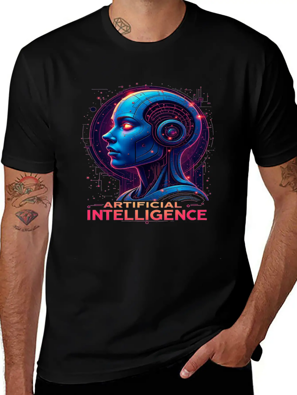 AI Artificial Intelligence Classic Cotton Tee – Unisex Comfort For Any Season