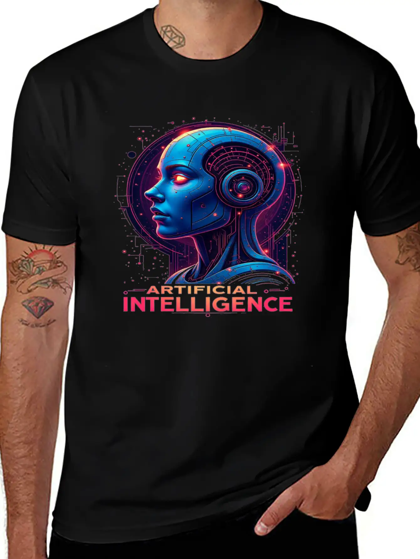 AI Artificial Intelligence Classic Cotton Tee – Unisex Comfort For Any Season